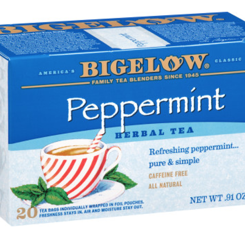 PEPPERMINT HERBAL TEA BAGS
