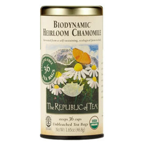 BIODYNAMIC HEIRLOOM CHAMOMILE TEA BAGS