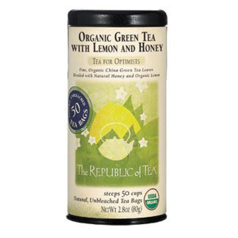 ORGANIC USDA GREEN TEA WITH LEMON AND HONEY TEA BA